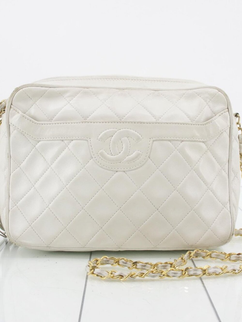 Chanel Quilted Lambskin Tassel Camera Bag